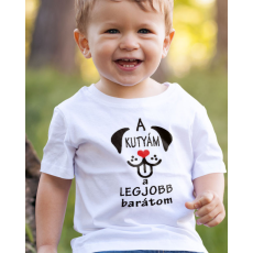  Kutyás ajándék - Legjobb barátom gyerek póló