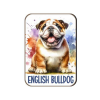  Kutyás fa hűtőmágnes, Angol Bulldog