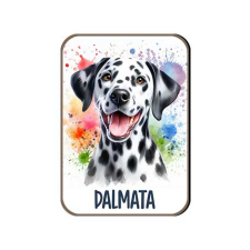 Kutyás fa hűtőmágnes, Dalmata hűtőmágnes