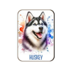  Kutyás fa hűtőmágnes, Huskey