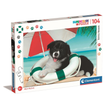  Kutyás Sunny Beach 104 db-os puzzle Clementoni puzzle, kirakós