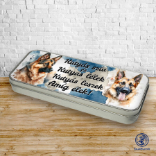  Kutyás szív... fém tolltartó ajándéktárgy