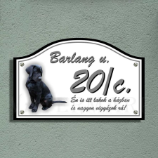  Kutyás tábla dekorációs kellék