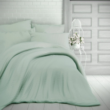 Kvalitex Selyem ágynemő Stripe olíva, 140 x 220 cm, 70 x 90 cm lakástextília