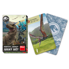  Kvartett kártya - Jurassic world kártyajáték