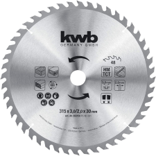 KWB 593159 PROFI TCT, HM Körfűrészlap 315x30x3 mm, 48 fogú fűrészlap