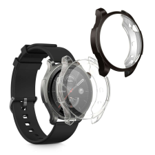 kwmobile 2 db Kwmobile tok készlet Amazfit GTR 4, fekete/átlátszó, szilikon, KWM0000188X002C okosóra kellék