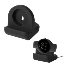 kwmobile dokkolóállvány Google Pixel Watchhoz, fekete, szilikon, KWM0000257C001C okosóra kellék