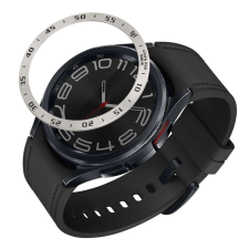 kwmobile számlapkeret Samsung Galaxy Watch 6 Classic telefonhoz, ezüst, alumínium, KWM000024TK002C okosóra kellék