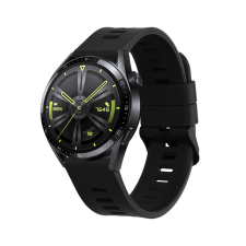 kwmobile szíj Huawei Watch GT 3-hoz (46 mm), fekete, szilikon, KWM000024YX001C okosóra kellék