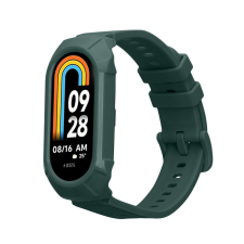 kwmobile szíj Xiaomi Mi Band 8-hoz, sötétzöld, szilikon, KWM0000252E002C okosóra kellék
