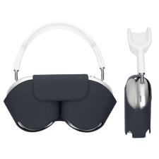 kwmobile tok Apple AirPods Maxhez, sötétkék, ökológiai bőr, KWM000018SY003C fülhallgató, fejhallgató tok