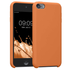 kwmobile tok Apple iPod Touch 7th/iPod Touch 6th készülékhez, narancssárga, szilikon, KWM000010QD063C fülhallgató, fejhallgató tok