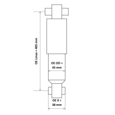 KYB lengéscsillapító KYB 6447502 autóalkatrész