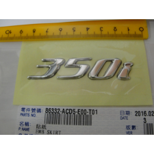 KYMCO "350I" 86332-ACD5-E00-T01 matrica Kymco Vázak, idomok, kiegészítők Matricák információs címke