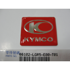 KYMCO 86102-LGR5-E00-T01 logó matrica "KYMCO" Kymco Vázak, idomok, kiegészítők Matricák információs címke