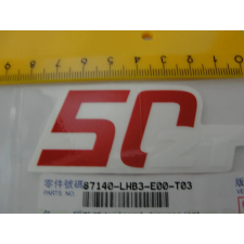 KYMCO 87140-LHB3-E00-T03 "50 2T" matrica Kymco Vázak, idomok, kiegészítők Matricák információs címke