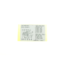 KYMCO BET&WIN információs matrica Kymco Vázak, idomok, kiegészítők Matricák információs címke