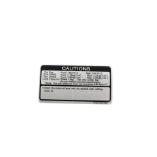 KYMCO New Dink matrica Kymco Vázak, idomok, kiegészítők Matricák információs címke