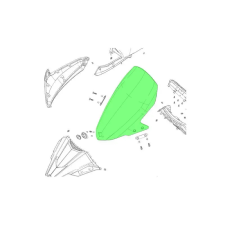 KYMCO X-Town első plexi szélvédő Kymco Vázak, idomok, kiegészítők Szélvédők szélvédő spoiler