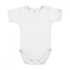 Kynga fehér rövid ujjú baba body 80 - (min. 20 db) kombidressz, body