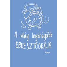 Kynga feliratos középkék rövid ujjú baba body - Legdrágább ébresztőóra kombidressz, body