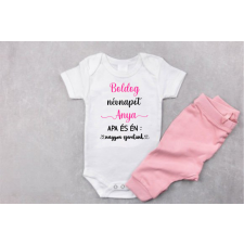 Kynga, H&M Boldog névnapot Anya baba body kombidressz, body