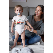 Kynga, H&M Vonatos szülinapi baba body kombidressz, body