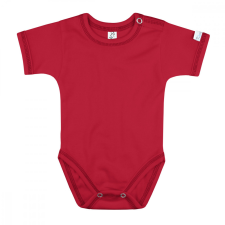 Kynga piros rövid ujjú baba body 80 kombidressz, body