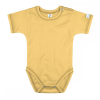 Kynga sárga rövid ujjú gyerek body 134