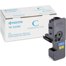Kyocera TK5230 Lézertoner M5521CDN, 5521CDW, P5021CDN, 5021CDW nyomtatókhoz, KYOCERA, cián, 2,2k nyomtatópatron & toner