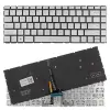  L18946-001 gyári új US angol háttérvilágításos laptop billentyűzet, keret nélkül