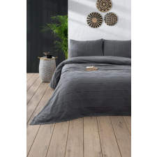  L'essential Maison Double Pique Set Anthracite Sedef - Anthracite lakástextília