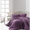  L'essential Maison Double Pique Set Damson Liv - Damson