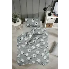  L'essential Maison Dupla Paplanhuzat Szett Fehér Szürke Fekete Lamb Fitted lakástextília