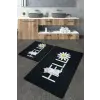  L'essential Maison Fürdőszoba szőnyeg szett (2 darab) Többszínű Hola Gato Djt