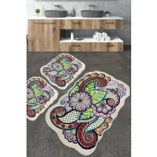  L'essential Maison Fürdőszobaszőnyeg Garnitúra (3 darab) Többszínű Forma lakástextília