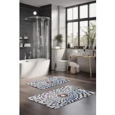 L'essential Maison Fürdőszobaszőnyeg Szett (2 darabos) Többszínű CT-5288 lakástextília