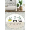  L'essential Maison fürdőszobaszőnyeg többszínű Pink Cactus Djt (160 cm)
