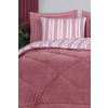  L'essential Maison Single paplan és párna szett, bordó, Soft Line - bordó