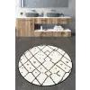 L'essential Maison Többszínű Dalmata Kör Fürdőszobaszőnyeg Djt 200