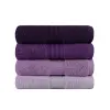  L'essentiel Maison Hand Towel Set (4 Pieces) Light Lilac Lilac Purple Dark Purple Rainbow - Lilac