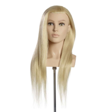 L'Image Louisa verseny modellező babafej 60cm természetes világos szőke hajjal fodrászkellék