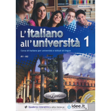  L&#039;ITALIANO ALL&#039;UNIVERSITA 1+CD nyelvkönyv, szótár