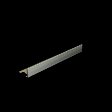 L alakú natúr alumínium élvédő , 250cm x 15mm szögletes csempe élzáró profil élvédő, sín, szegélyelem