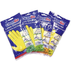 L+D CleanGo Latex kesztyű, szerelő kesztyű, védőkesztyű, sárga színű XL-es (10) méretű CleanGo 1460 (1460-10)