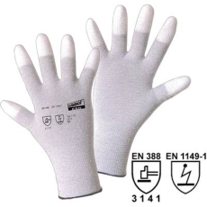 L+D worky ESD TIP 1170-8 Nylon Munkakesztyű Méret (kesztyű): 8, M EN 388 , EN 1149-1 CAT II 1 pár (1170-8)