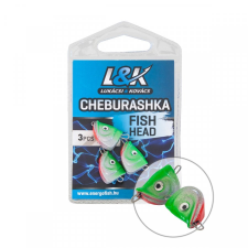 L&K fsih head cheburaska pergető ólom - 8g horgászkiegészítő