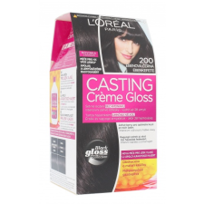 L´Oréal Paris Casting Creme Gloss hajfesték 1 db nőknek 200 Ebony Black hajfesték, színező