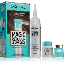 L´Oréal Paris L’Oréal Paris Magic Retouch tonizáló festék a lenőtt hajra applikátorral árnyalat 4 DARK BROWN hajfesték, színező